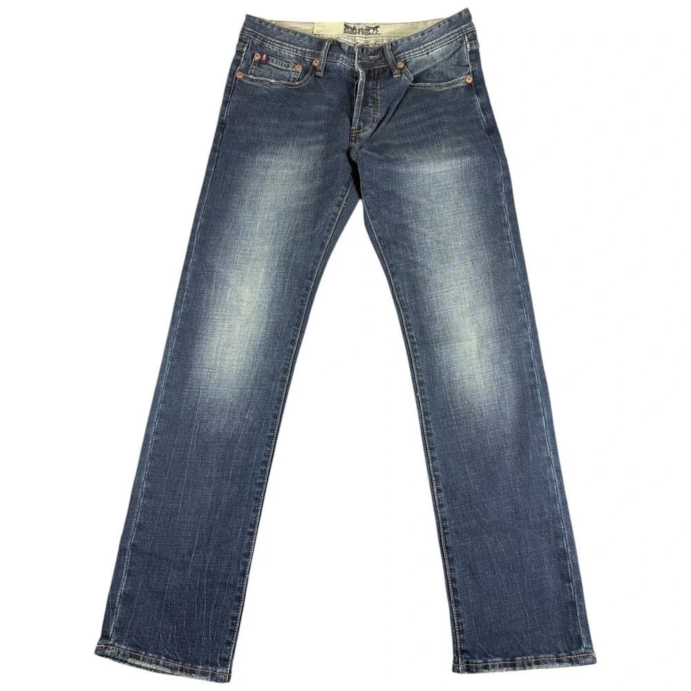 Levi's 511 Slim Fit Jeans Mens 31x32 Blue Denim Medium Wash Rugged Straight Leg